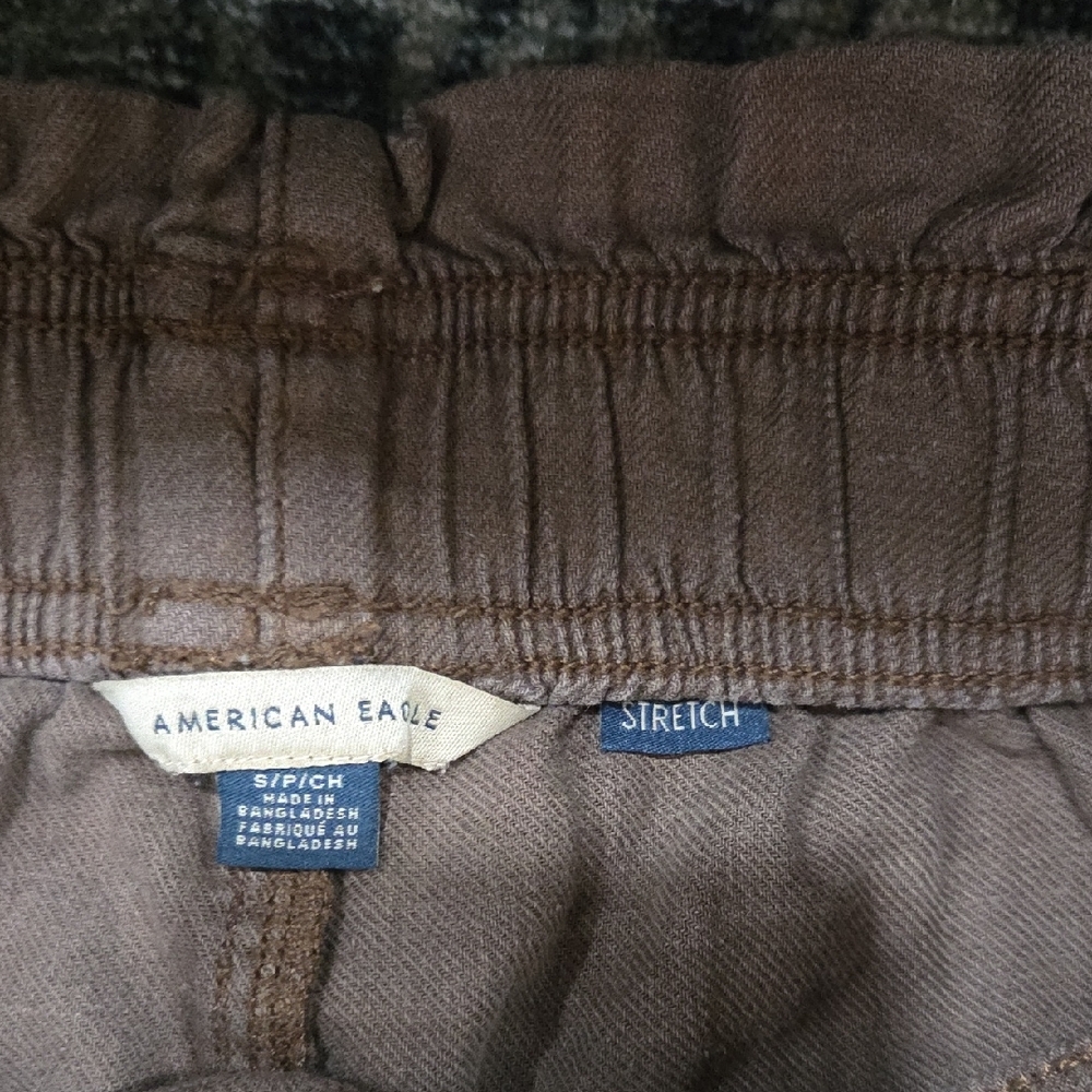 AE Dreamy Drape Linen Blend Pull-on Pants - Picture 3 of 10
